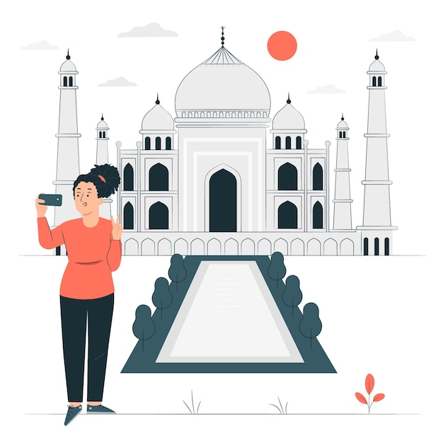 Free vector agra concept illustration