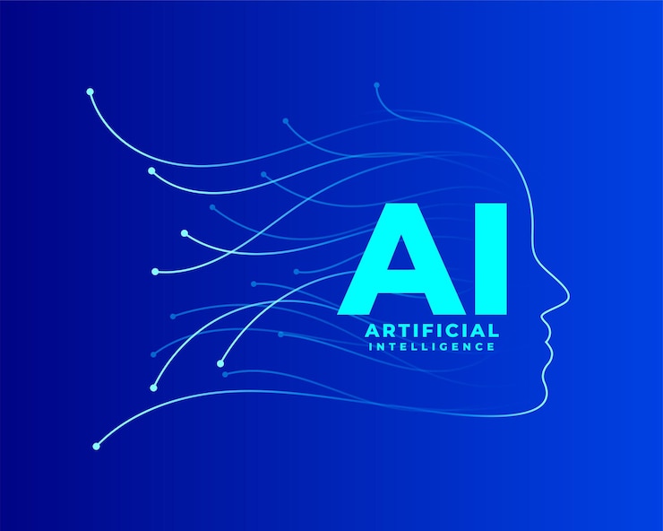 Free Vector ai web techno cyber innovation concept background design