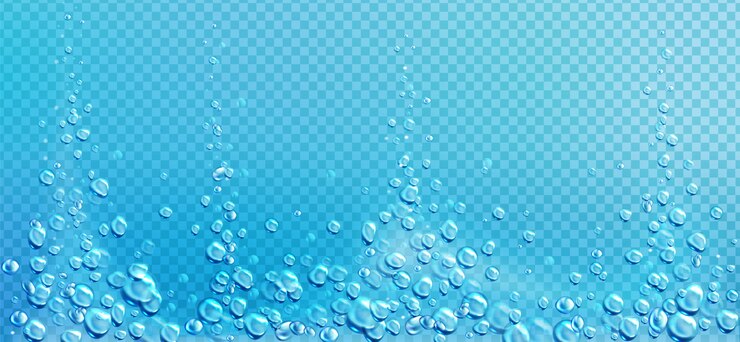 Free Vector air bubbles, effervescent water fizz, aqua motion