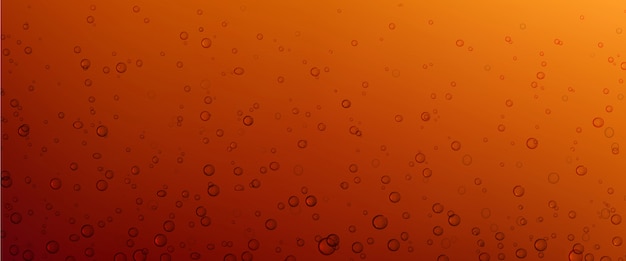 Бесплатное векторное изображение Воздушные пузырьки газированного напитка или текстура пива