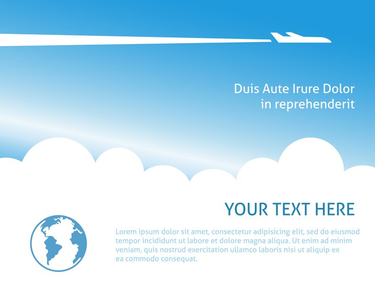 Free Vector airplane background