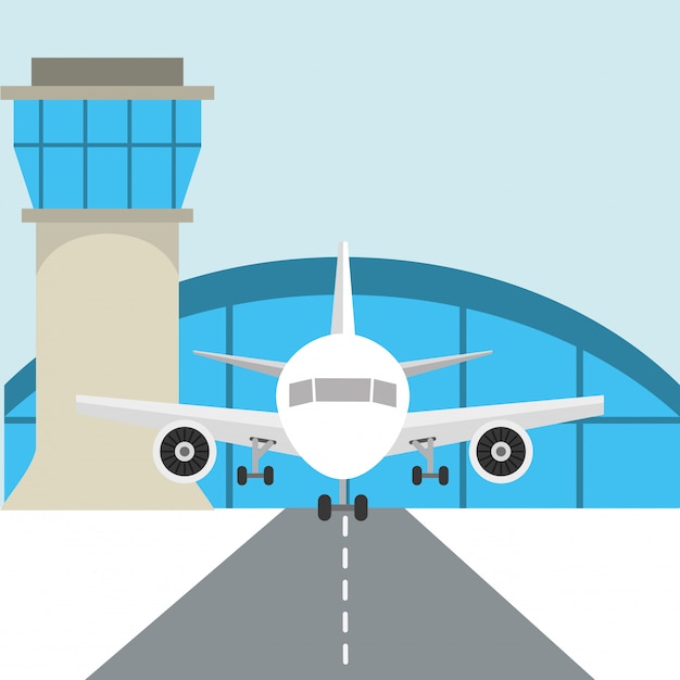 Free vector airport terminal design