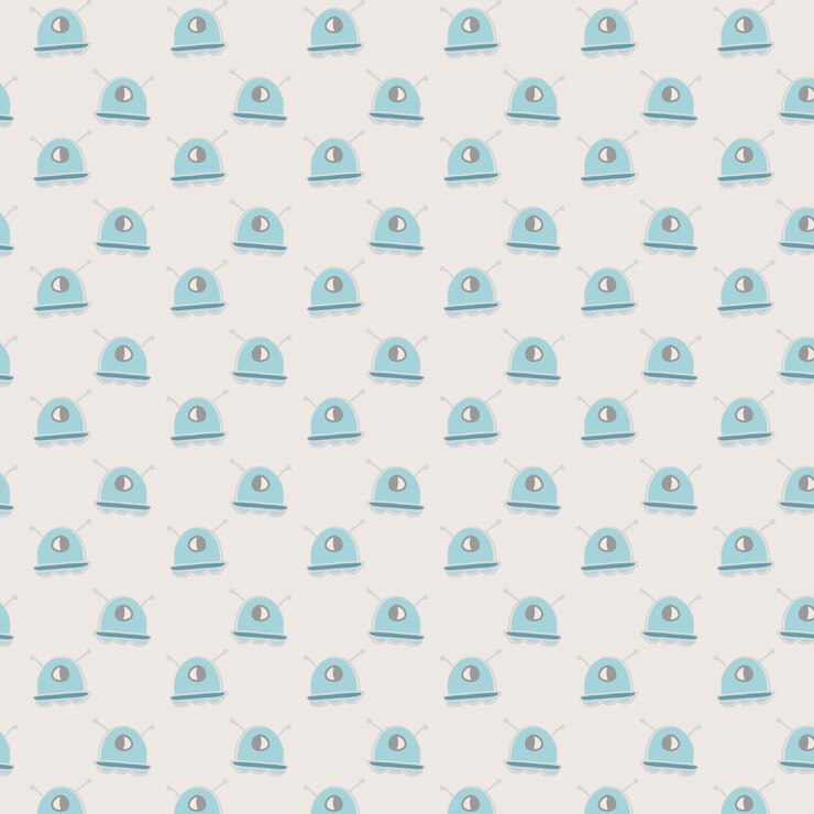 Free Vector aliens pattern background
