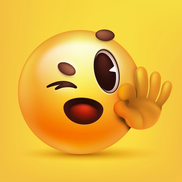 All right emoji illustration