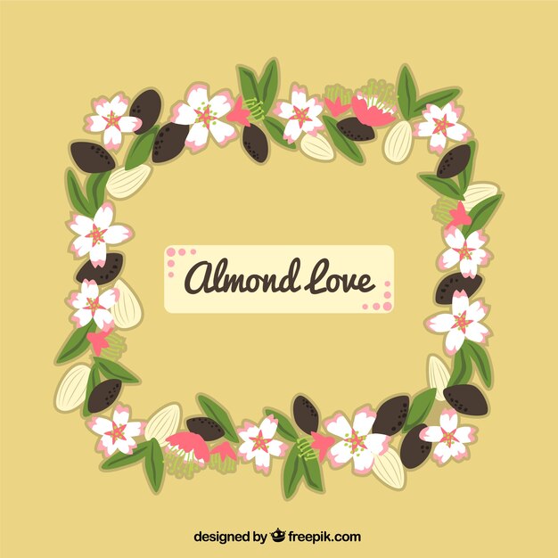 Almond love frame