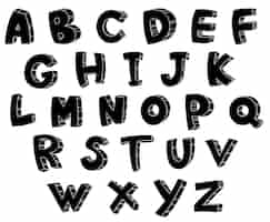 Free vector alphabet