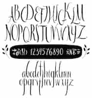 Free vector alphabet