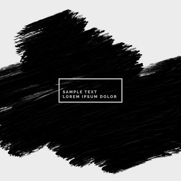 Free vector amazing background with black brushstrokes