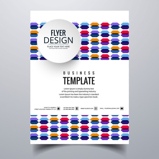 Free vector amazing brochure template