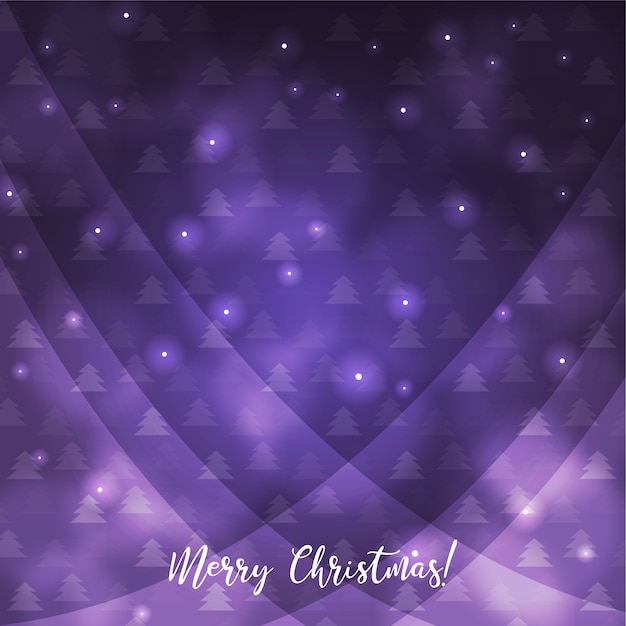 Free vector amazing christmas decoration in purple