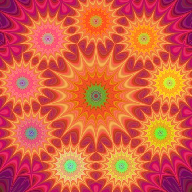 Free Vector amazing hippie background