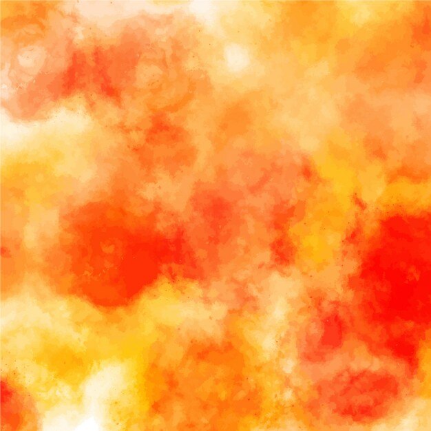 Amazing watercolor texture, red and yellow colors