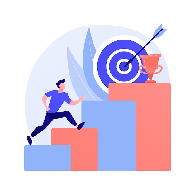 Free vector ambition abstract concept