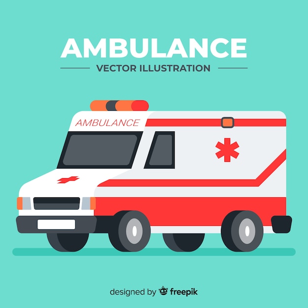 Free vector ambulance vector