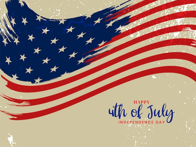 American 4th of july celebration modern background