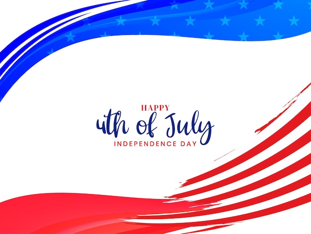 American 4th of july celebration modern background