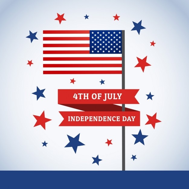 american flag with stars