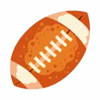 Free vector american football ball icon vector