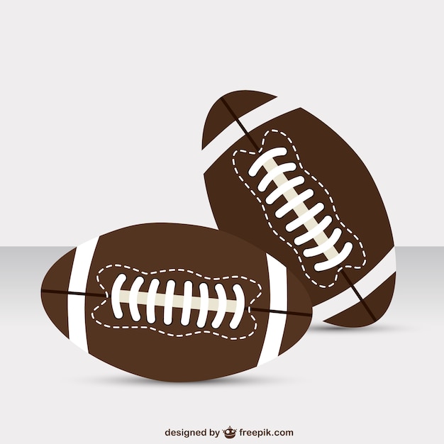 American football balls