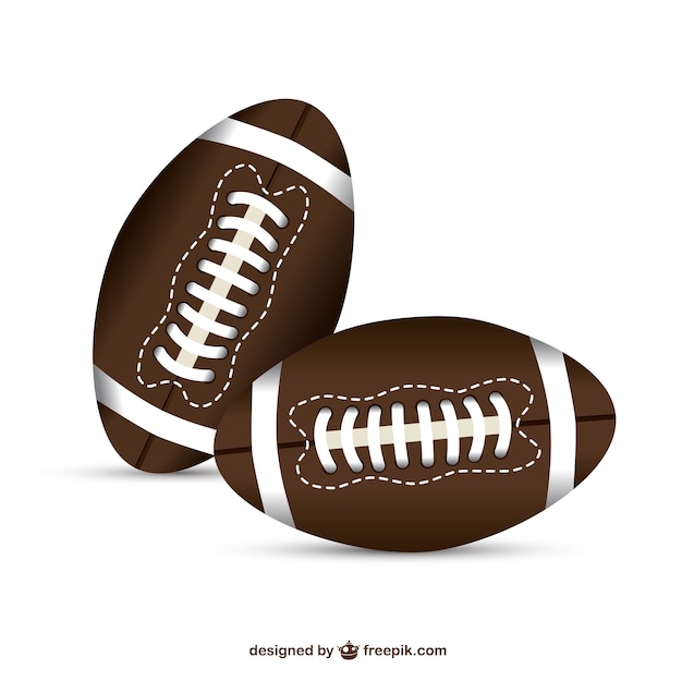 American football balls