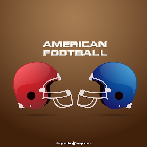 Free vector american football equipment