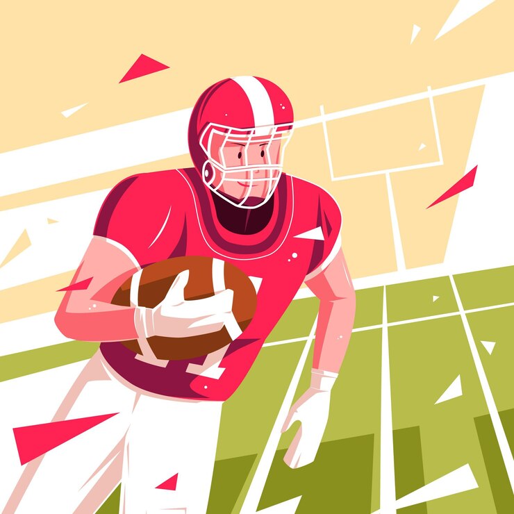 Free Vector american football illustration