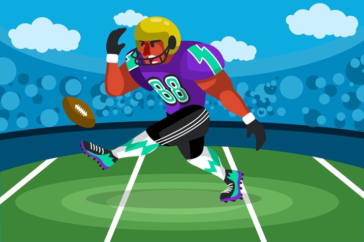 Free Vector american football illustration