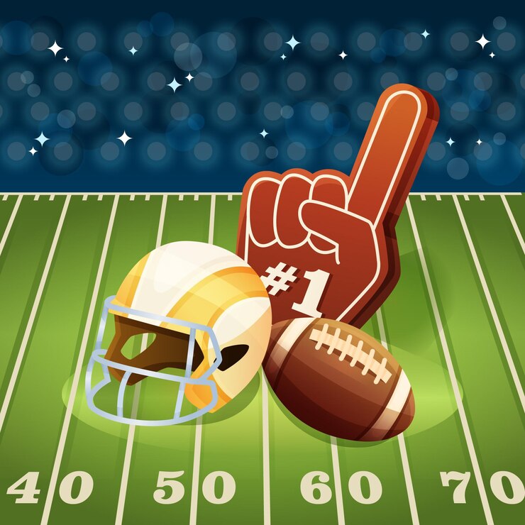 Free Vector american football illustration