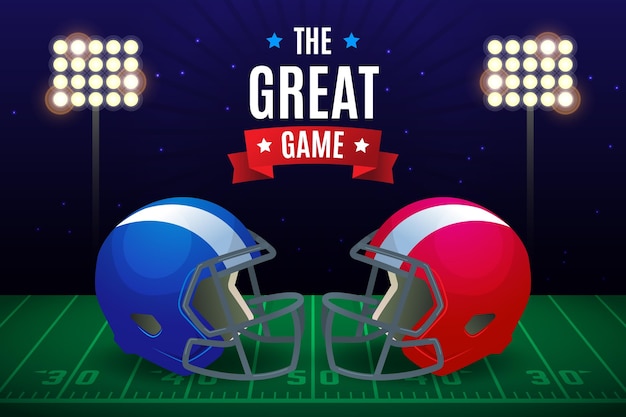 Free vector american football illustration