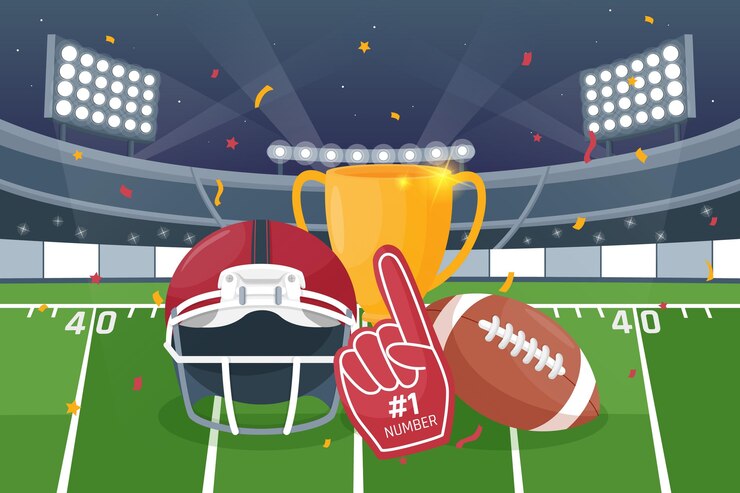 Free Vector american football illustration