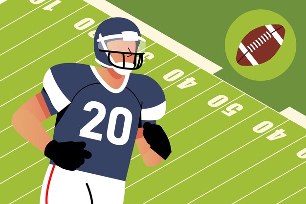 アメリカンフットボール選手の無料壁紙 プレミアムベクター アメリカンフットボール選手の無料壁紙 プレミアムベクター