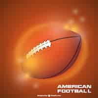 Free vector american football sparkly ball