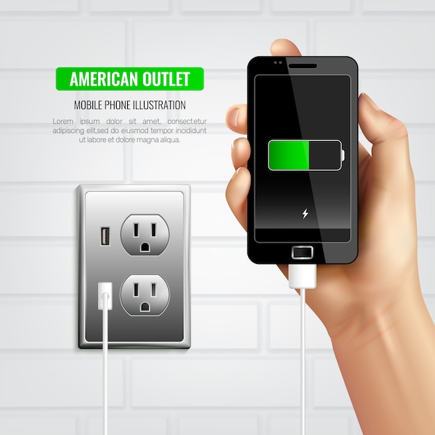 American Outlet Mobile Phone Composition