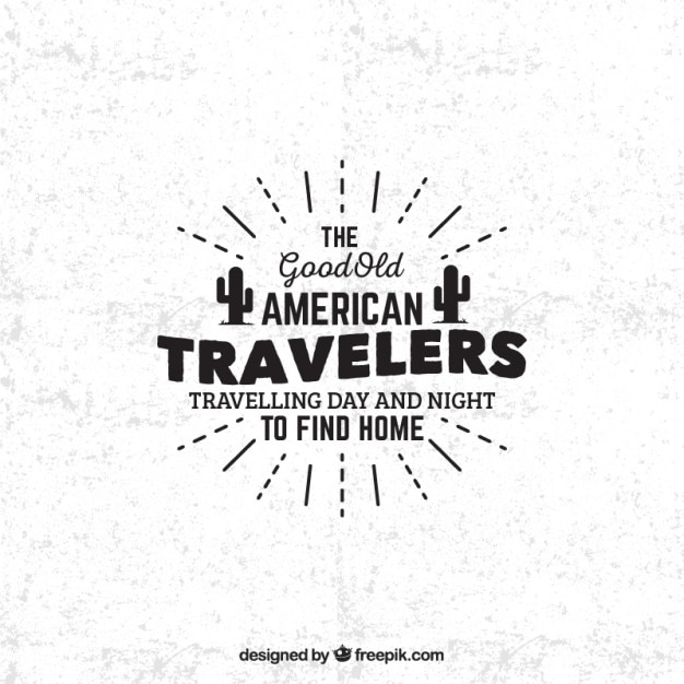 American travelers badge