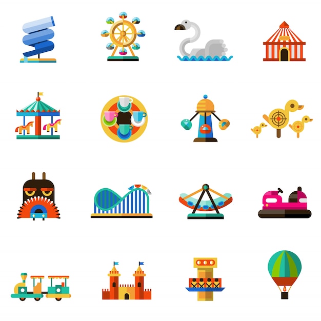 Amusement Park Icons