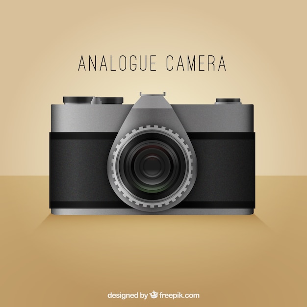 Free vector analogue camera