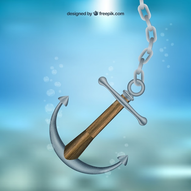 Anchor underwater