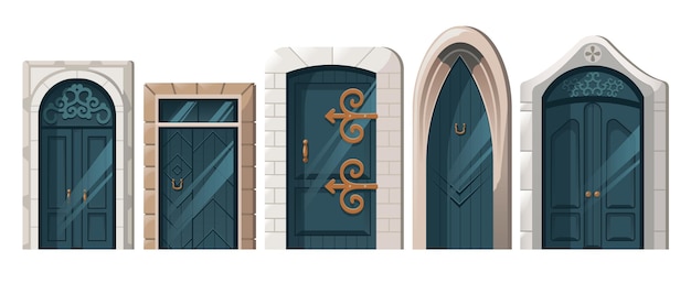 Ancient doors set