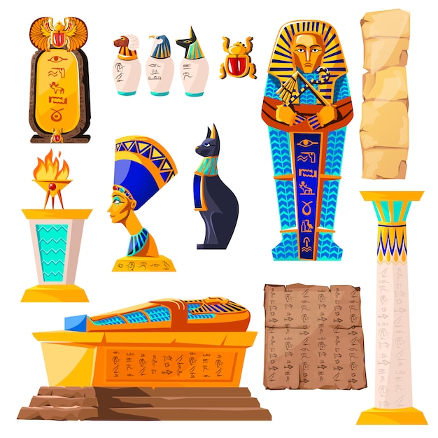 Ancient egypt vector cartoon