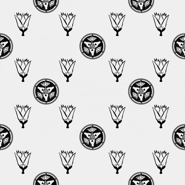 Free Vector ancient egyptian pattern