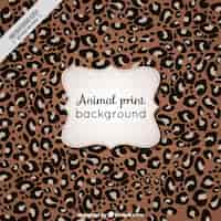 Vettore gratuito animal background di leopardo