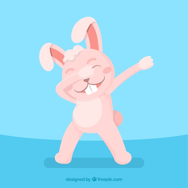 Free vector animal doing dabbing movement