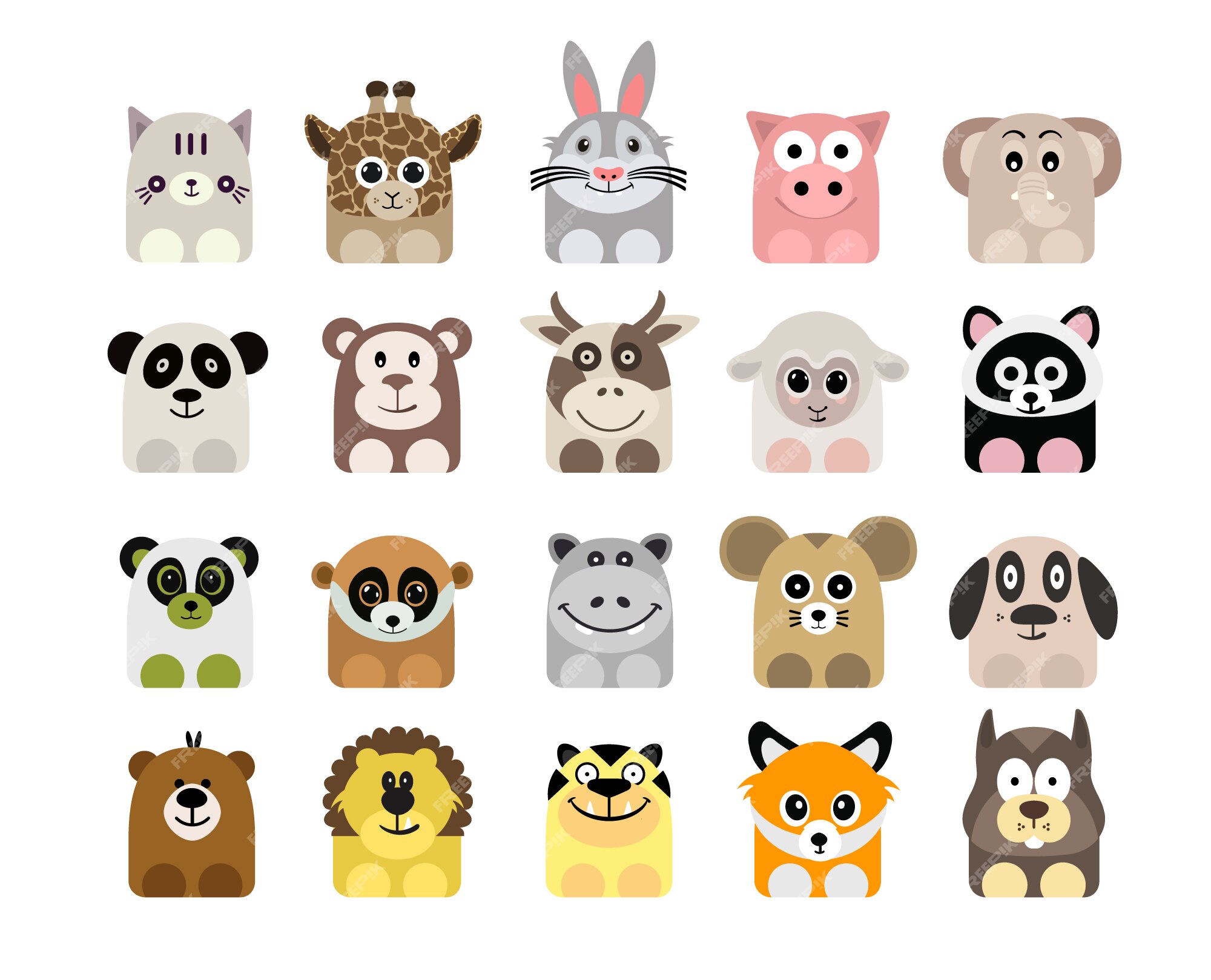 icons + animals = — ✦ *・ﾟ