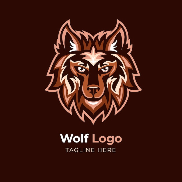 Modello di progettazione del logo animale