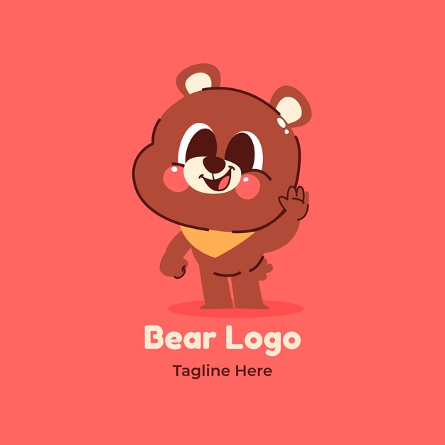 Animal logo design template