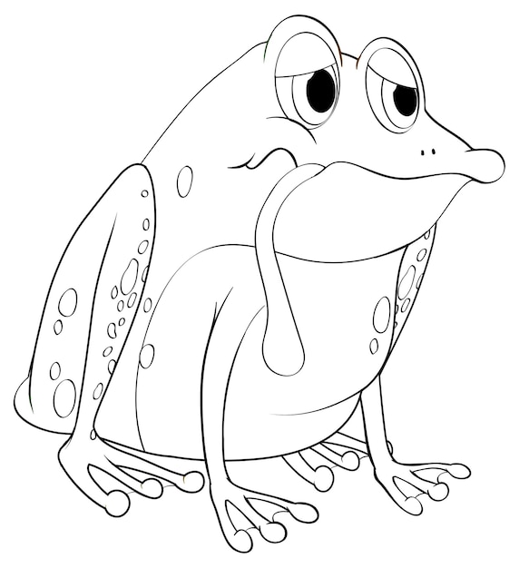 Animal outline for frog