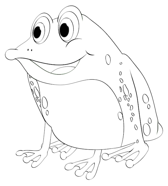 Animal outline for frog