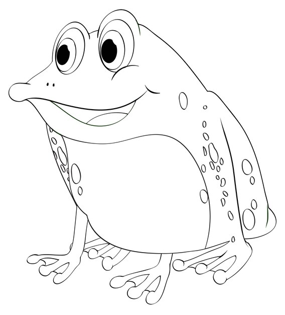 Animal outline for frog