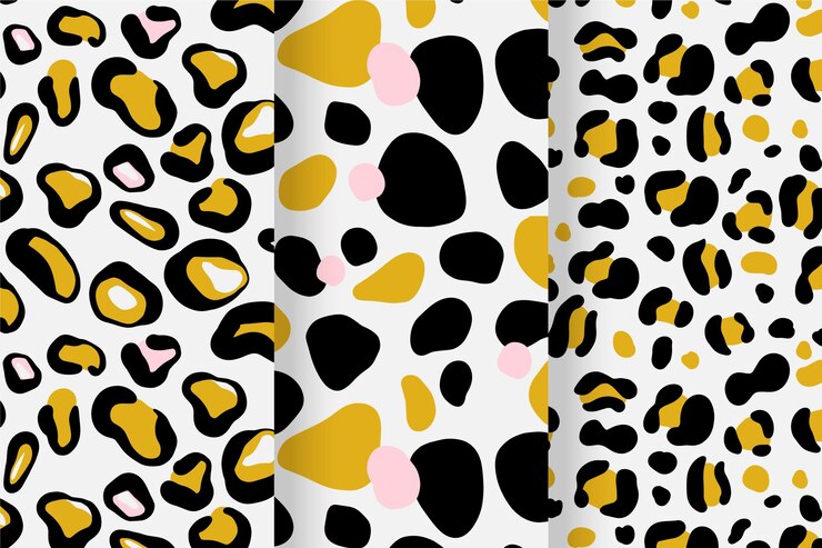 Free Vector animal print various models set