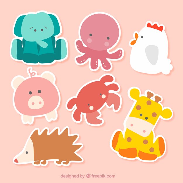 Animal stickers